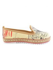 Goby Espadryle w kolorze beżowo-czarno-czerwonym ze wzorem rozmiar: 35. Brązowe espadryle Goby, bez wzorów, z materiału, bez obcasa, bez zapięcia. Za 145.26 zł.