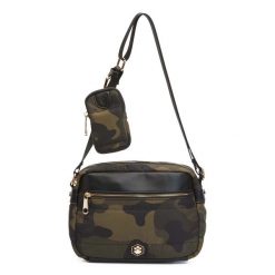 Torebka damska LUMBERJACK LK 3324. Zielone torby na ramię Lumberjack, bez wzorów, z poliesteru, małe, bez dodatków. Za 129.99 zł.