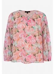 More & More Bluzka w kolorze jasnoróżowo-zielono-kremowym rozmiar: 46. Brązowe bluzki More & More, bez wzorów, bez kołnierzyka, bez ramiączek. Za 82.95 zł.