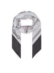 Liu Jo Chusta 2F6061 T2745 Szary. Szare rękawiczki Liu Jo, bez wzorów, z poliesteru. Za 169.99 zł.