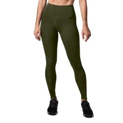 Legginsy treningowe damskie STRONG ID Essential. Zielone legginsy STRONG ID, s, bez wzorów, z poliesteru, do biegania. Za 149.99 zł.
