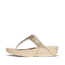 Klapki damskie FitFlop Lulu Crystal-Mix. Szare klapki FIT FLOP, bez wzorów, bez obcasa. Za 510.00 zł.