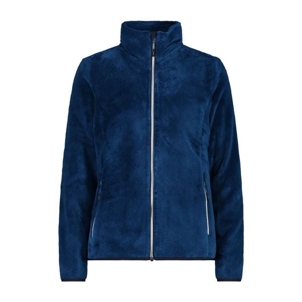 Bluza damska turystyczna CMP 38P1536. Niebieskie bluzy CMP, uniwersalny, bez wzorów, z materiału, z kapturem. Za 164.99 zł.