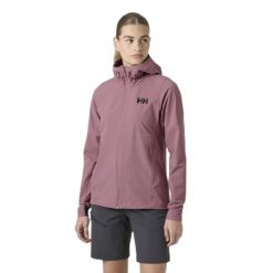 Damska kurtka wodoodporna Helly Hansen Blaze Softshell. Fioletowe kurtki narciarskie Helly Hansen, s, bez wzorów, z elastanu, z kapturem, narciarskie. Za 669.00 zł.
