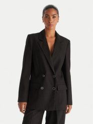 Guess Marynarka W5BN59 W2422 Czarny Regular Fit. Czarne marynarki i żakiety Guess, s, z aplikacjami, z syntetyku. Za 799.99 zł.