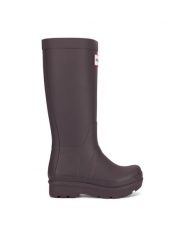 Hunter Kalosze HFW-008 Bordowy. Czerwone kalosze Hunter, bez wzorów, z kauczuku. Za 299.99 zł.
