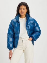Levi's Kurtka przejściowa "Retro" w kolorze niebieskim rozmiar: S. Niebieskie kurtki Levi's®, s, bez wzorów, bez kaptura. Za 186.19 zł.