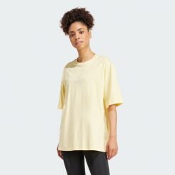 Koszulka Yoga Stay Balanced Graphic. Żółte bluzki Adidas, xs, bez wzorów, sportowe, bez kołnierzyka, bez ramiączek. Za 159.00 zł.