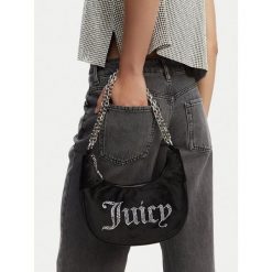 Torebka Juicy Couture. Czarne torebki klasyczne Juicy Couture, bez wzorów, bez dodatków. Za 269.99 zł.