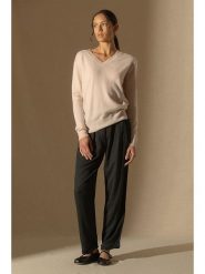 Perfect Cashmere Kaszmirowy sweter "Kalie" w kolorze jasnoróżowym rozmiar: S. Różowe swetry Perfect Cashmere, s, bez wzorów, z kaszmiru, bez ramiączek. Za 343.73 zł.