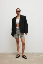 Marynarka o prostym kroju w kolorze TOTALLY BLACK - RICHMOND. Czarne marynarki i żakiety Marsala, m, bez wzorów, z bawełny, eleganckie. Za 599.90 zł.