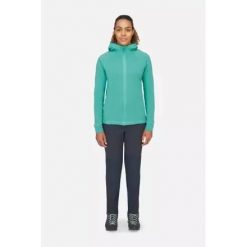 Bluza z kapturem damska Rab Nexus Hoody rozpinana. Niebieskie bluzy RAB, s, bez wzorów, z kapturem. Za 314.99 zł.