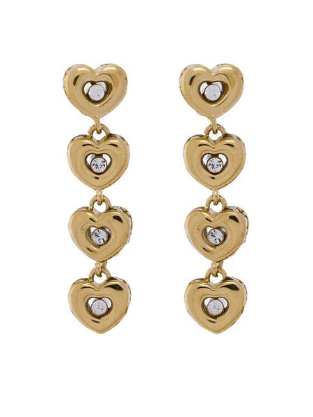 Guess Kolczyki JUBE05 473JW Złoty. Żółte kolczyki Guess, metalowe. Za 149.99 zł.