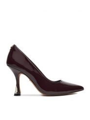 Nine West Szpilki CEO-AMANI-01 Bordowy. Czerwone szpilki Nine West, bez wzorów, z materiału, bez obcasa, na szpilce, bez zapięcia. Za 249.99 zł.