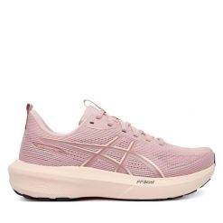 Buty do biegania Asics. Szare obuwie sportowe Asics, bez zapięcia, do biegania. Za 319.99 zł.