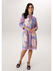 Aniston Sukienka w kolorze lawendowo-jasnoróżowym rozmiar: 36. Niebieskie sukienki Aniston, na co dzień, bez wzorów, z wiskozy, bez kołnierzyka, bez ramiączek, midi, proste. Za 173.99 zł.