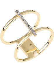 Diamant Exquis Złoty pierścionek z diamentami rozmiar: 50. Żółte pierścionki Diamant Exquis, z diamentem, złote. Za 1,408.98 zł.