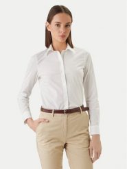 Gant Koszula 4300486 Biały. Białe koszule GANT, bez wzorów, z bawełny, bez kołnierzyka, bez ramiączek. Za 462.99 zł.