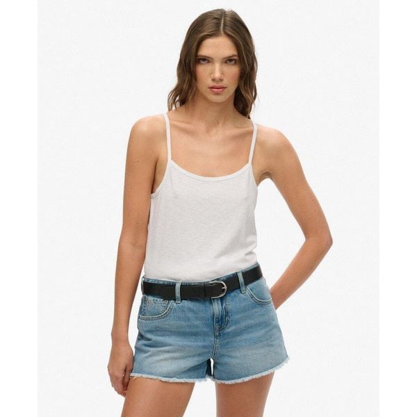 Top Strappy Studios. Białe bielizna sportowa Superdry, bez wzorów, z bawełny, bez kołnierzyka, bez ramiączek. Za 103.85 zł.