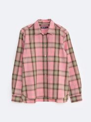 BIG STAR Koszula w kolorze jasnoróżowo-oliwkowym rozmiar: L. Brązowe koszule Big Star, l, bez wzorów, z bawełny, retro, bez kołnierzyka, bez ramiączek. Za 99.99 zł.