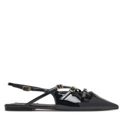 Baleriny Steve Madden. Czarne baleriny Steve Madden, bez wzorów, bez obcasa. Za 329.99 zł.