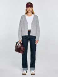 BIG STAR Kardigan w kolorze szarym rozmiar: L/XL. Szare kardigany Big Star, l, bez wzorów, z wełny. Za 144.99 zł.