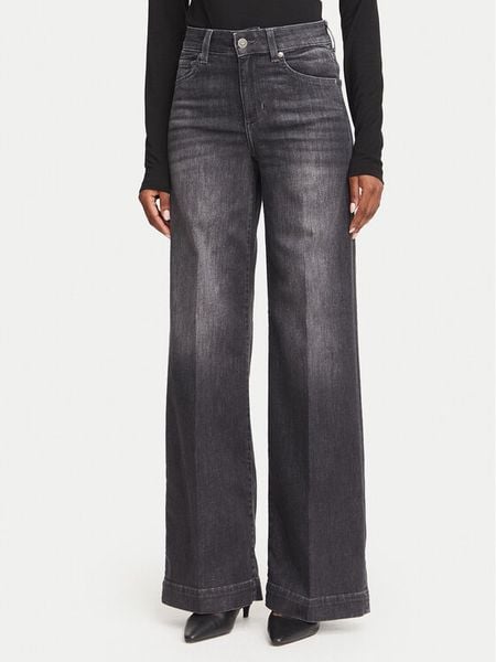 Liu Jo Jeansy UF6068 DS081 Czarny Flared Leg. Czarne jeansy Liu Jo, bez wzorów. Za 729.99 zł.