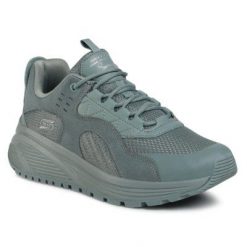 Skechers 117017 SAGE Zielony. Zielone obuwie sportowe Skechers, ze skóry ekologicznej, bez zapięcia. Za 279.99 zł.