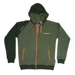 Bluza wędkarska z kapturem i zamkiem. Zielone bielizna sportowa TANDEM BAITS, bez wzorów, z bawełny. Za 210.89 zł.