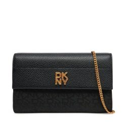 Torebka DKNY. Czarne torebki klasyczne DKNY, bez wzorów, bez dodatków. Za 389.99 zł.