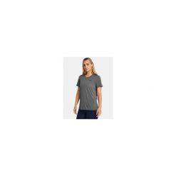 T-Shirt Damski Sportowy Under Armour Tech Ssc -Solid. Szare koszulki sportowe Under Armour, bez wzorów, bez ramiączek, do biegania. Za 119.99 zł.