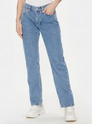 Calvin Klein Jeans Jeansy Low Rise Straight J20J222439 Niebieski Straight Fit. Niebieskie jeansy Calvin Klein Jeans, bez wzorów. Za 229.99 zł.