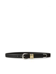 LAUREN RALPH LAUREN Pasek 412P16763001 Czarny. Czarne paski Lauren Ralph Lauren, bez wzorów, ze skóry. Za 519.99 zł.