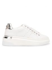 Steve Madden Sneakersy w kolorze srebrno-białym rozmiar: 38. Białe trampki Steve Madden, bez wzorów, bez zapięcia. Za 192.79 zł.