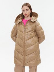BOSS Płaszcz zimowy Petrana2 50501090 Brązowy Regular Fit. Brązowe płaszcze Boss, na zimę, bez wzorów, z syntetyku, bez kaptura. Za 1,389.00 zł.