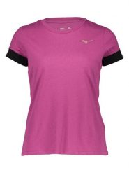 Mizuno Koszulka w kolorze różowym rozmiar: M. Różowe bluzki Mizuno, m, bez wzorów, bez kołnierzyka, bez ramiączek. Za 70.41 zł.