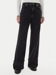 PINKO Jeansy Wanda 105541 A2RR Czarny Regular Fit. Czarne jeansy Pinko, bez wzorów. Za 1,329.00 zł.
