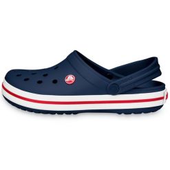 Japonki Crocs Crocband, Dla obu płci. Czerwone klapki Crocs, bez wzorów, z materiału, bez obcasa. Za 390.00 zł.