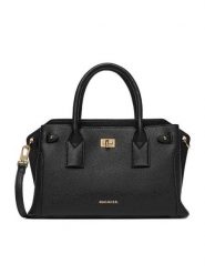 GINO ROSSI Torebka EO-LX20081 Czarny. Czarne torebki klasyczne Gino Rossi, bez wzorów, z materiału, bez dodatków. Za 329.99 zł.