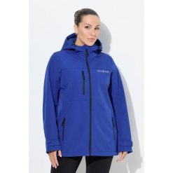 Damskie Kurtka softshell HYPRAR hydrofobowa stretch odblask. Kurtki sportowe Ulla Popken, plus size, bez wzorów, z elastanu, bez kaptura, trekkingowe. W wyprzedaży za 383.99 zł.
