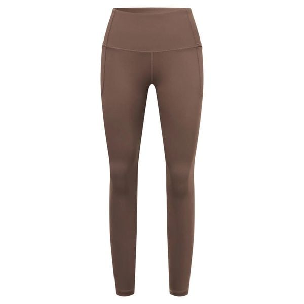 Damskie legginsy modelujące Refresh. Brązowe legginsy Dare 2b, bez wzorów, z dzianiny, z podwyższonym stanem, długie. Za 129.99 zł.