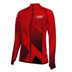 Bluza damska do biegania rozpinana EXTREME HOBBY HALFTONE. Czerwone bluzy EXTREME HOBBY, na jesień, xs, bez wzorów, z elastanu, bez kaptura. Za 199.00 zł.