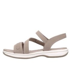 Sandały SKECHERS BAYSHORE Brązowy. Brązowe sandały Skechers, bez wzorów, z syntetyku, sportowe, bez obcasa, bez zapięcia. Za 234.99 zł.