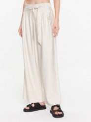 Moss Copenhagen Spodnie materiałowe Joanita 17336 Beżowy Relaxed Fit. Brązowe spodnie materiałowe Moss Copenhagen, xl, bez wzorów, z materiału. Za 159.99 zł.