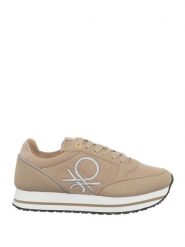 Benetton Sneakersy w kolorze beżowym rozmiar: 40. Brązowe trampki Benetton, bez wzorów, bez zapięcia. Za 193.70 zł.