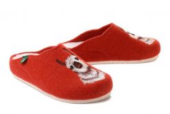 DR. BRINKMANN 320151-62 orange, kapcie damskie. Brązowe obuwie domowe Dr. Brinkmann, bez wzorów, bez zapięcia. Za 264.90 zł.