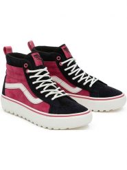 Vans Skórzane sneakersy "SK8-Hi MTE-1" w kolorze czarno-różowym rozmiar: 41. Czarne trampki Vans, bez wzorów, za kostkę, bez zapięcia. Za 188.85 zł.