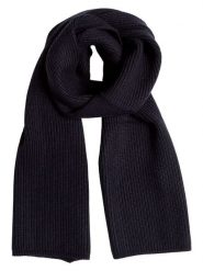 MOSS COPENHAGEN Szal "Rachelle" w kolorze granatowym rozmiar: onesize. Niebieskie szaliki Moss Copenhagen, bez wzorów, z materiału. Za 134.85 zł.