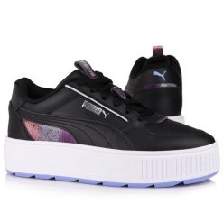 Buty sportowe do chodzenia PUMA KARMEN REBELLE NIGHT OUT. Białe obuwie sportowe Puma, bez zapięcia, trekkingowe. W wyprzedaży za 249.00 zł.