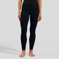 Spodnie termoaktywne damskie Odlo Active Warm Eco. Szare spodnie narciarskie Odlo, s, bez wzorów, z materiału, narciarskie. Za 249.99 zł.